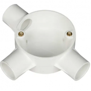 20mm White PVC Conduit Tee Box